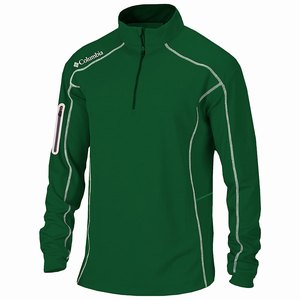 Columbia Camisas Casuales Shotgun Golf™ 1/4 Zip Hombre Verdes (786DRJVUP)